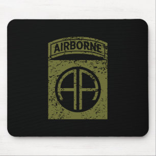 82nd Airborne Division "All American" Distressed Mouse Mat