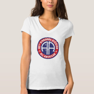 82nd Airborne Division "All American" Grunge Women T-Shirt