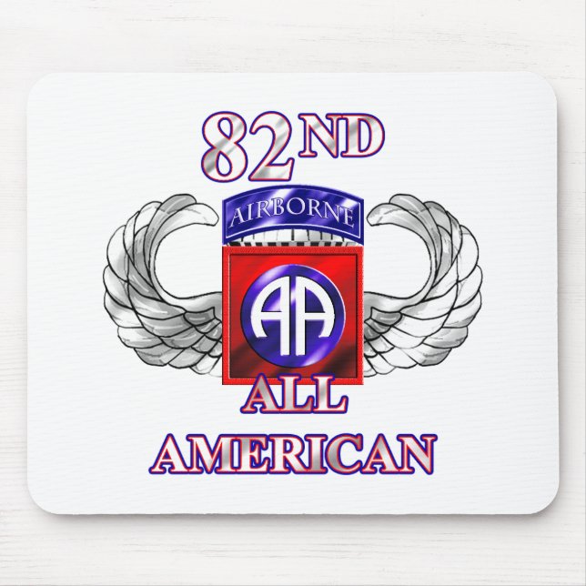 82nd Airborne Division All American Mouse Mat (Front)