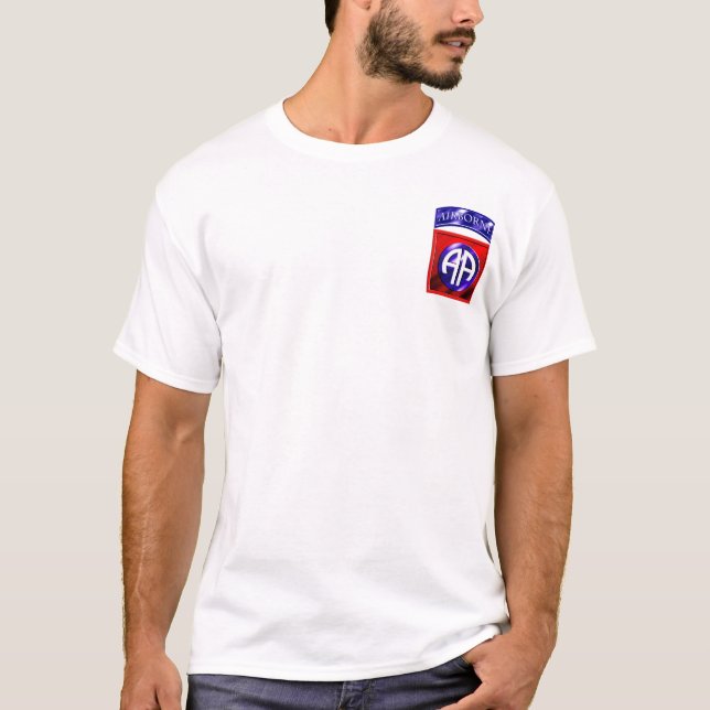82nd Airborne Division All the way T-Shirt (Front)
