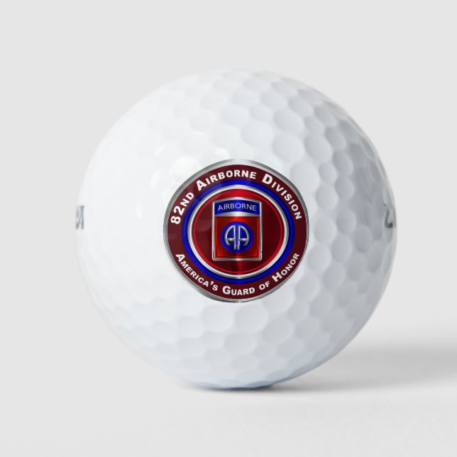 82nd Airborne Division America’s Guard of Honour Golf Balls (Front)
