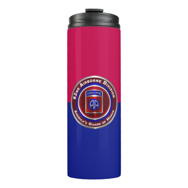 82nd Airborne Division America’s Guard of Honour Thermal Tumbler (Front)
