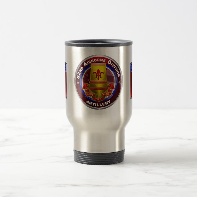 82nd Airborne Division Artillery  Travel Mug (Center)