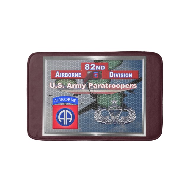82nd Airborne Division  Bath Mat (Front)