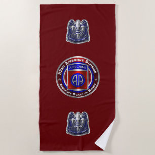 82nd Airborne Division Beach Towel