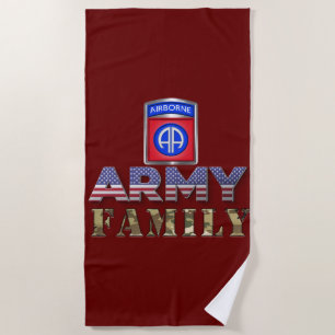 82nd Airborne Division  Beach Towel