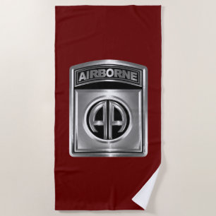 82nd Airborne Division Beach Towel