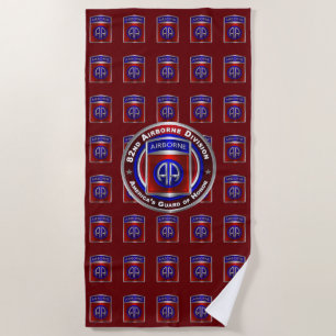 82nd Airborne Division Beach Towel