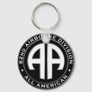 82nd Airborne Division Casual Patch Key Ring
