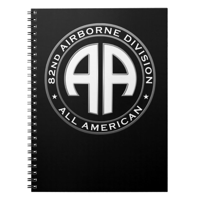 82nd Airborne Division Casual Patch Notebook (Front)