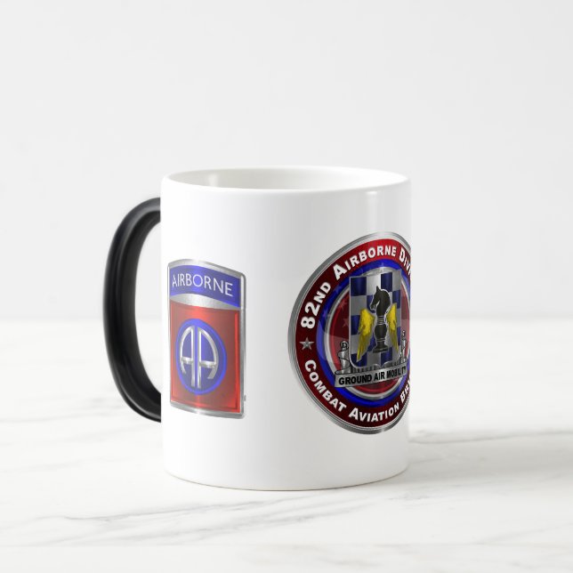 82nd Airborne Division Combat Aviation Brigade Magic Mug (Front Left)