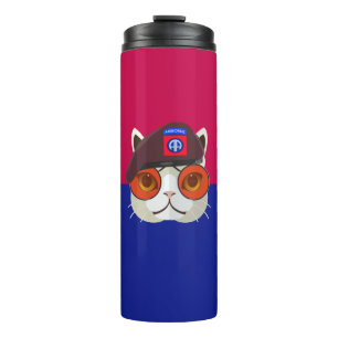 82nd Airborne Division "Cool Cat" Thermal Tumbler