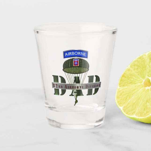 82nd Airborne Division DAD Shot Glass (Front)