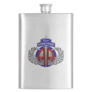 82nd Airborne Division Dagger Design Hip Flask