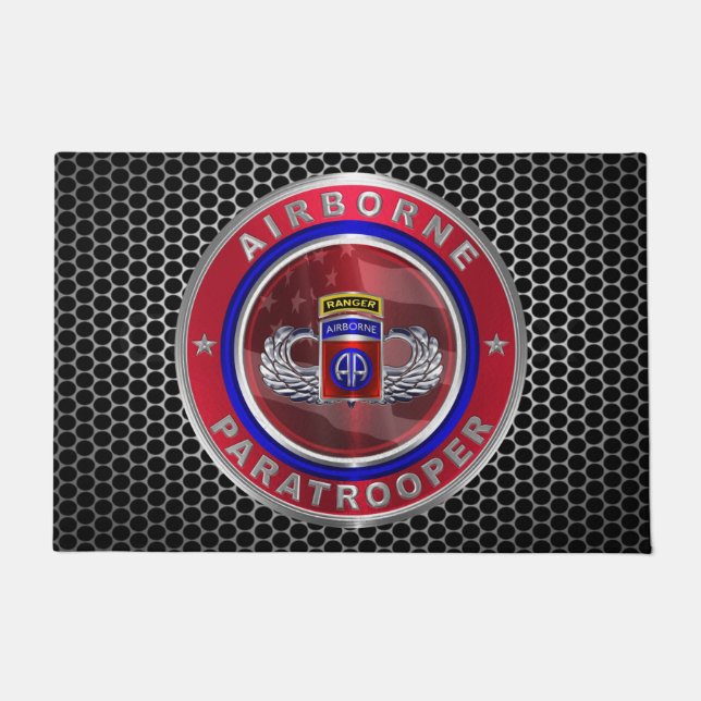82nd Airborne Division  Doormat (Front)
