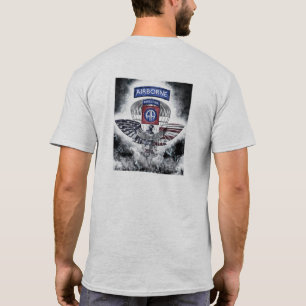 82nd Airborne Division Explosive Design T-Shirt