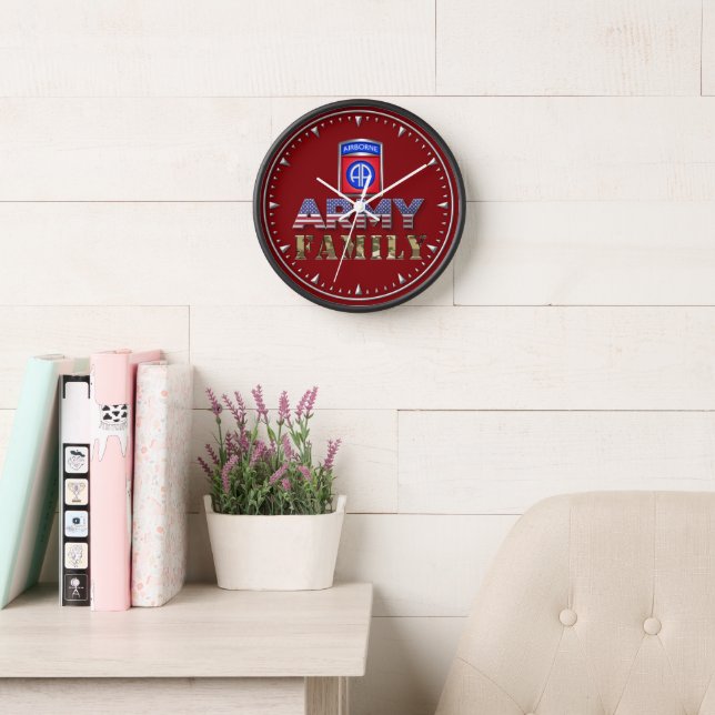 82nd Airborne Division Family Clock (Reading Room)