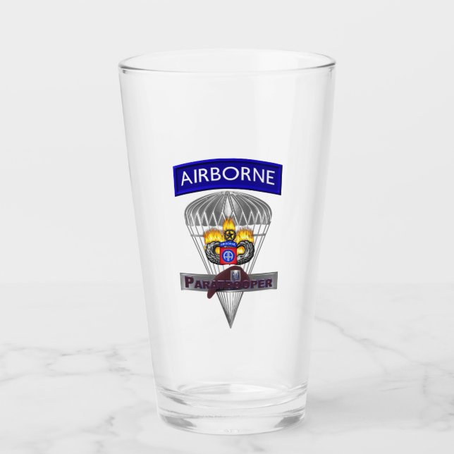 82nd Airborne Division  Glass (Front)