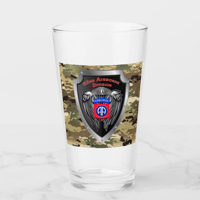 82nd Airborne Division Glass (Front)
