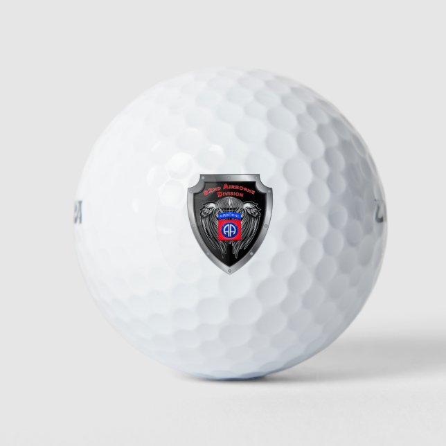 82nd Airborne Division Golf Balls (Front)