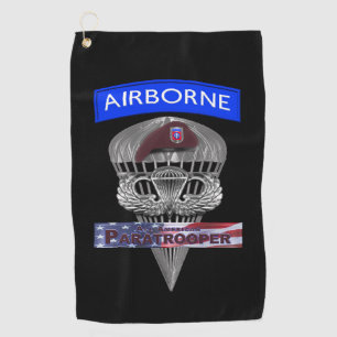 82nd Airborne Division  Golf Towel