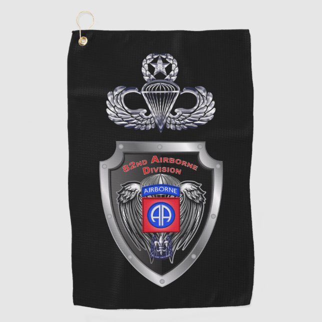 82nd Airborne Division Golf Towel (Front)