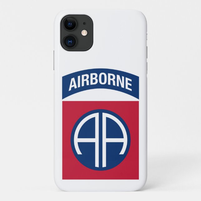 82nd Airborne Division Insignia Military Veteran Case-Mate iPhone Case (Back)