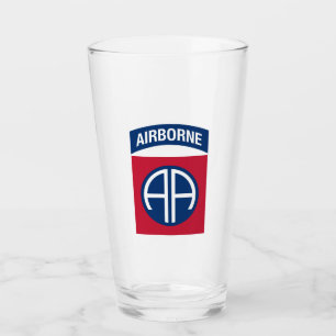 82nd Airborne Division Insignia Military Veteran Glass