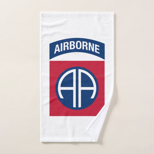 82nd Airborne Division Insignia Military Veteran Hand Towel (Hand Towel)