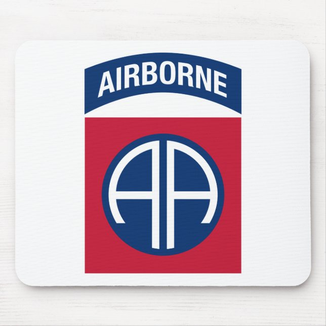 82nd Airborne Division Insignia Military Veteran Mouse Mat (Front)