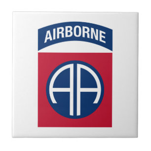 82nd Airborne Division Insignia Military Veteran Tile