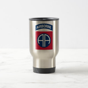 82nd Airborne Division Insignia Military Veteran Travel Mug