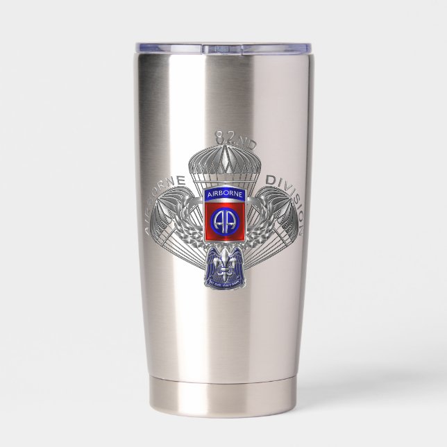 82nd Airborne Division  Insulated Tumbler (Back)