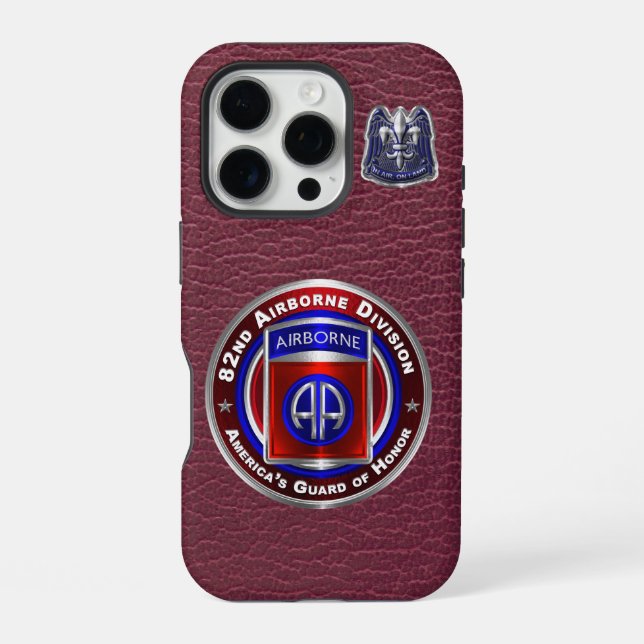 82nd Airborne Division  iPhone Case (Back)