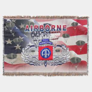 82nd Airborne Division - Lower Price Throw Blanket