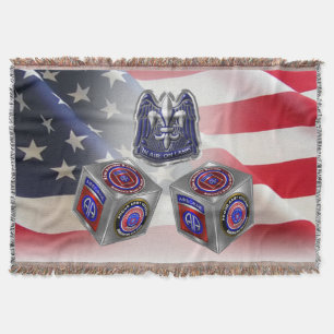 82nd Airborne Division - Lower Price Throw Blanket