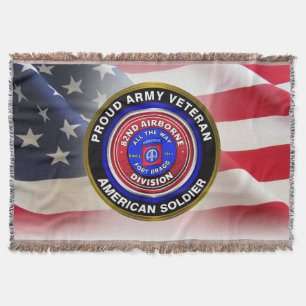 82nd Airborne Division - Lower Price Throw Blanket