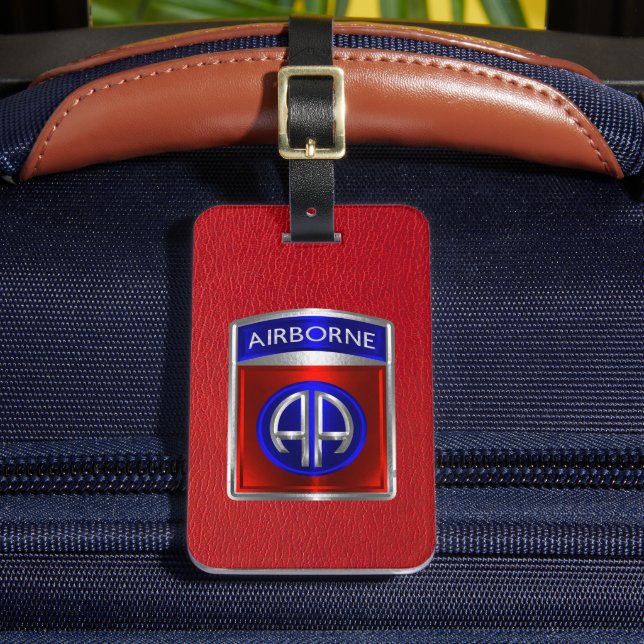 82nd Airborne Division   Luggage Tag (Front Insitu 2)