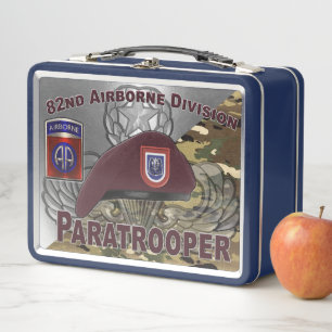 82nd Airborne Division Metal Lunch Box