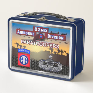 82nd Airborne Division Metal Lunch Box