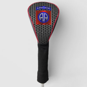 82nd Airborne Division "Metallic Design" Golf Head Cover