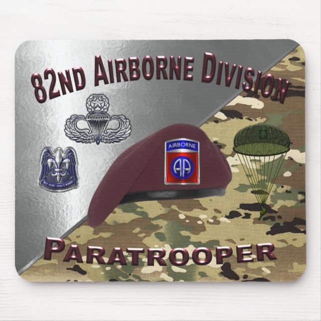 82nd Airborne Division Mouse Mat (Front)