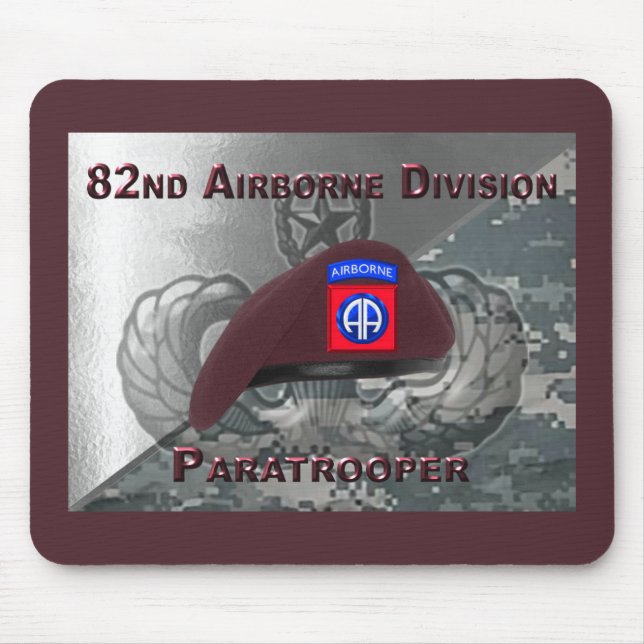 82nd Airborne Division  Mouse Mat (Front)