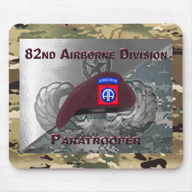 82nd Airborne Division  Mouse Mat (Front)