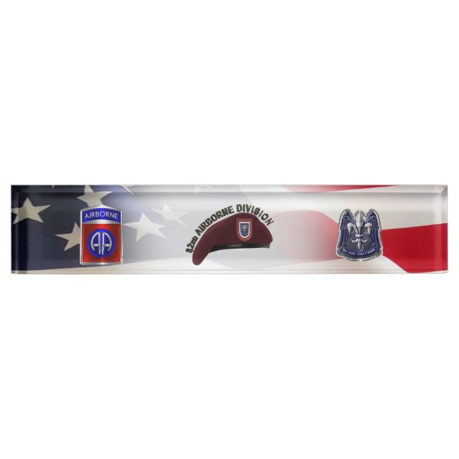 82nd Airborne Division  Nameplate (Front)