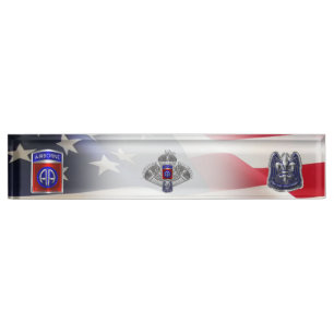 82nd Airborne Division Nameplate