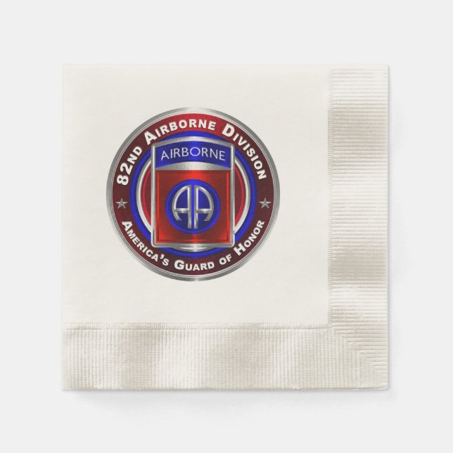82nd Airborne Division  Napkin (Front)