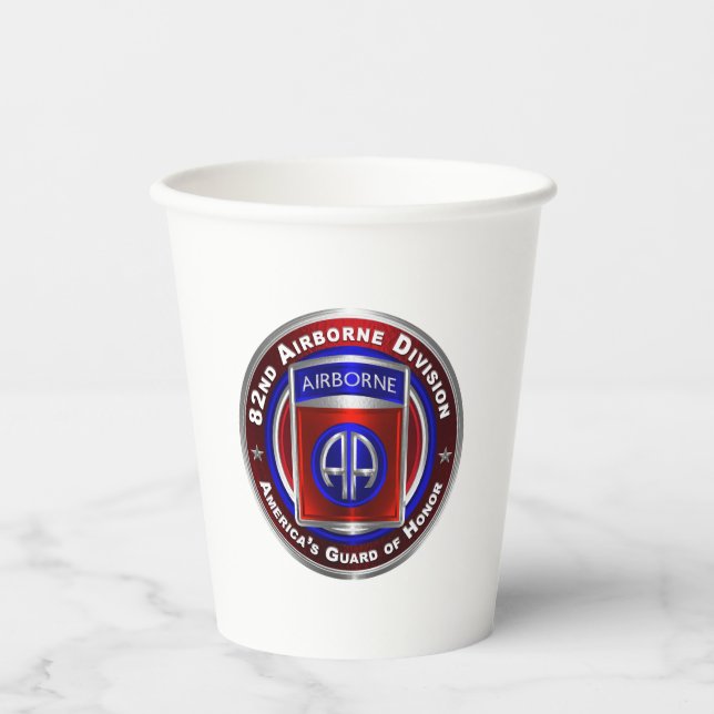 82nd Airborne Division  Paper Cups (Front)