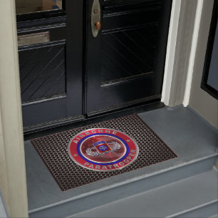 82nd Airborne Division Paratrooper Doormat