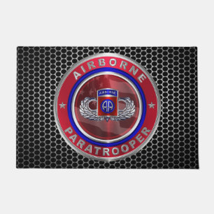 82nd Airborne Division Paratrooper Doormat